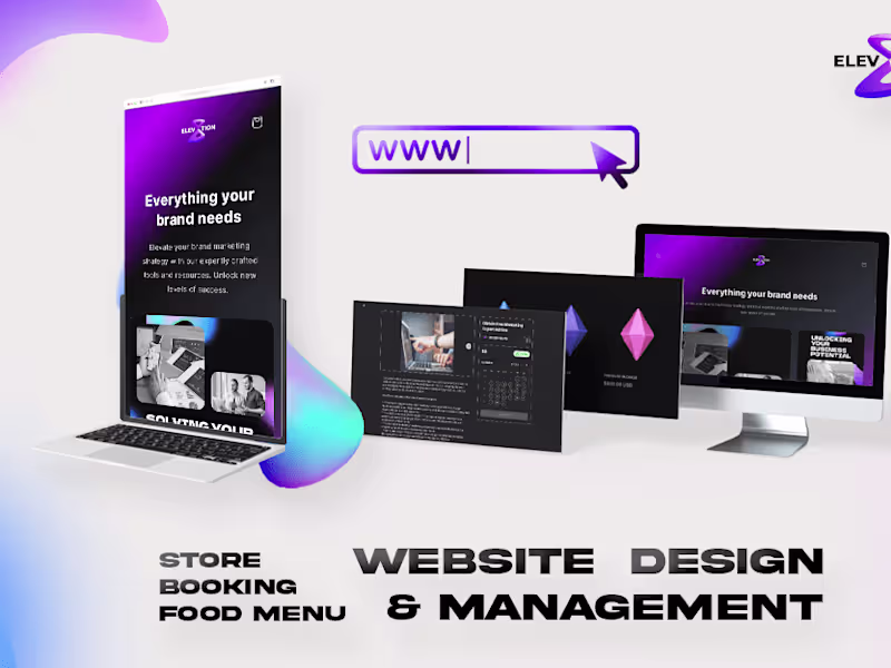 Cover image for Website Design + 5G Hosting 