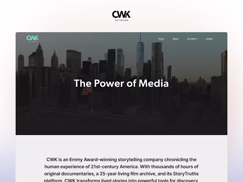 Cover image for CWK Network · Website Redesign & Webflow Development