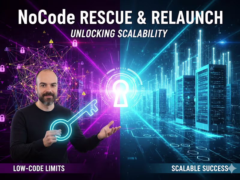 Cover image for NoCode Rescue & Relaunch