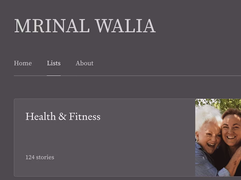 Cover image for List: Health & Fitness | Curated by MRINAL WALIA | Medium