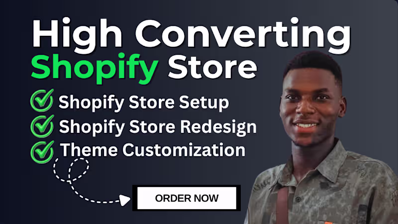 Cover image for Shopify eCommerce Website Design