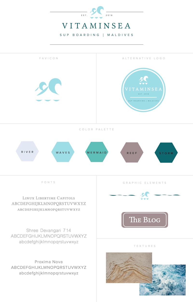 Cover image for Vitamin Sea Branding Style Guide