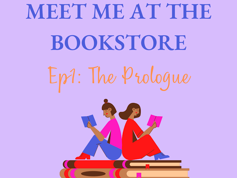 Cover image for Meet Me At the Bookstore landing pages on Spotify and Instagram 