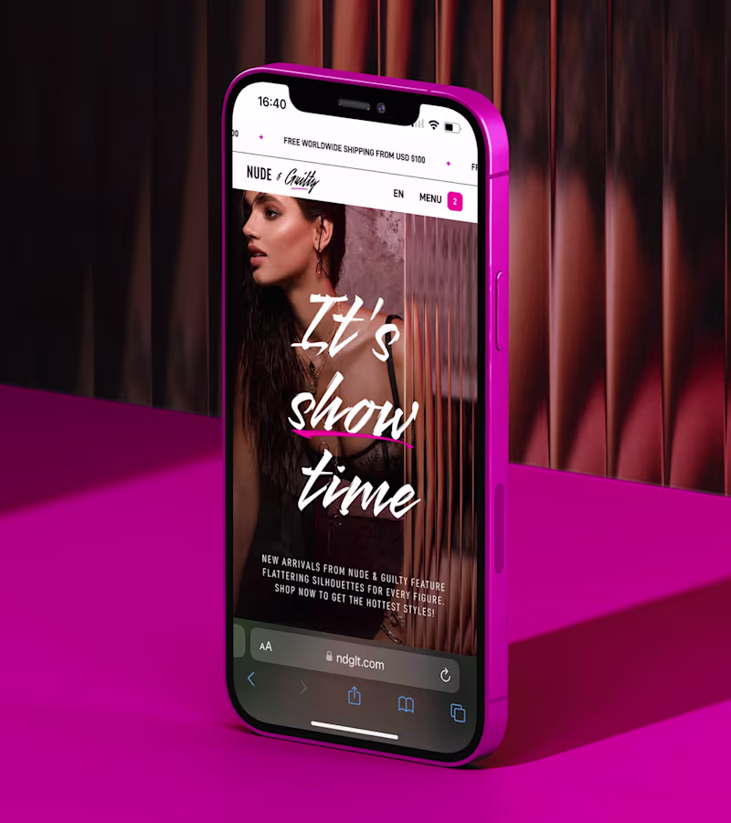 Cover image for Nude & Guilty - Brand and e-commerce