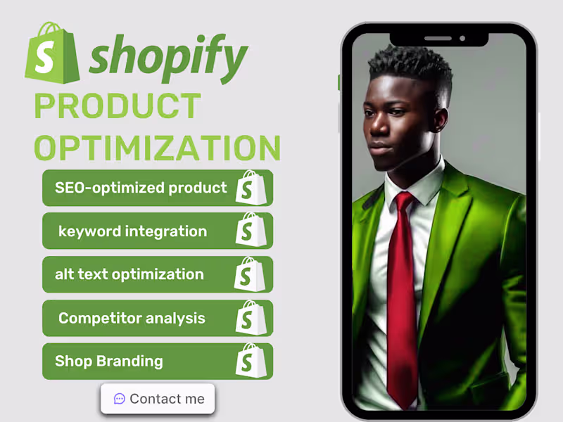 Cover image for Shopify Product Optimization for High Sale SEO Title Description