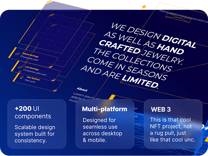 Cover image for Lithos UI Kit Design for Web3 NFT Platform