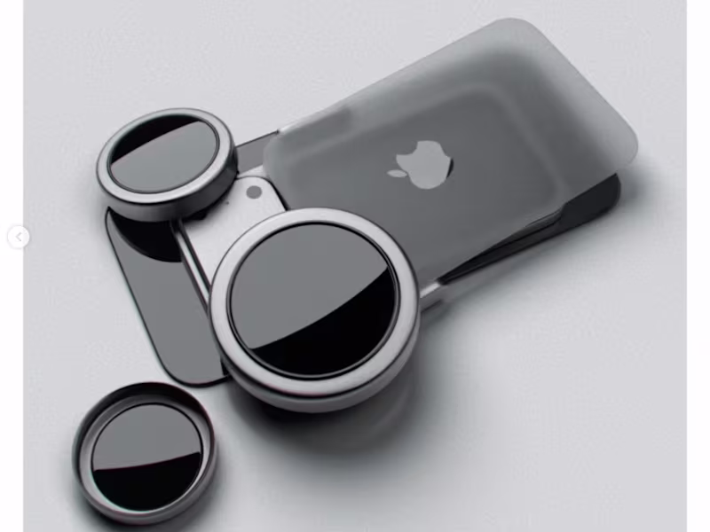 Cover image for Drop testing my concept phone I designed in 3D.