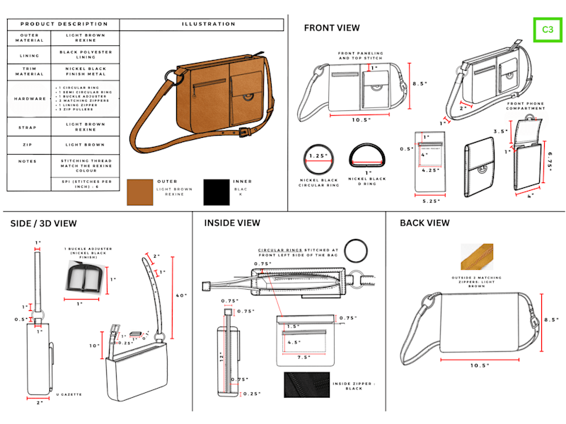 Cover image for Tech Packs for Handbags and soft goods