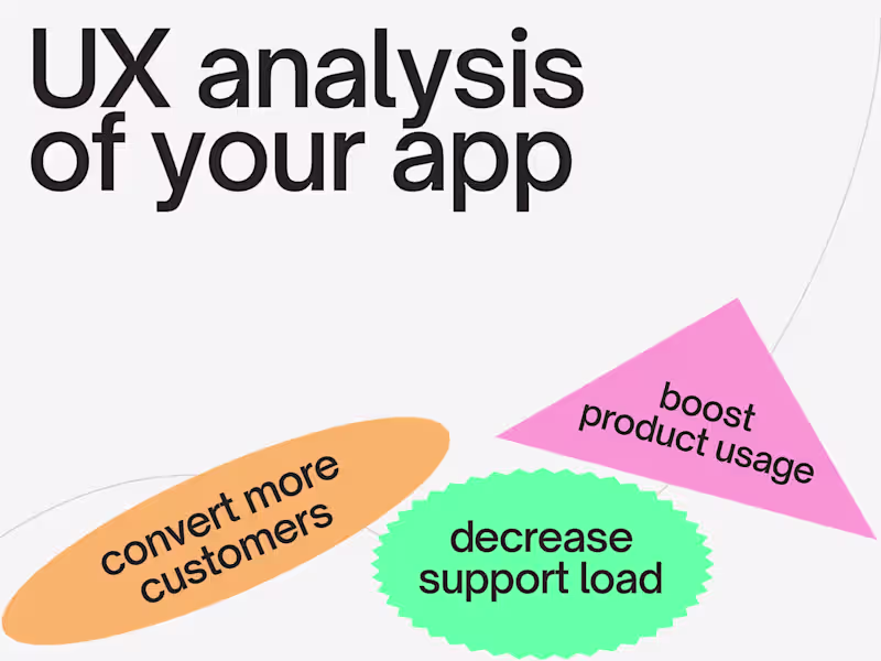 Cover image for UX analysis of an existing website or app