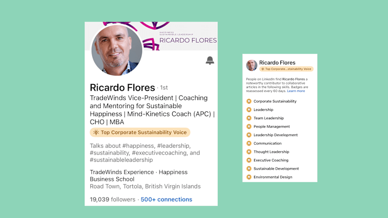 Cover image for Personal Branding of a Sustainability Coach on LinkedIn