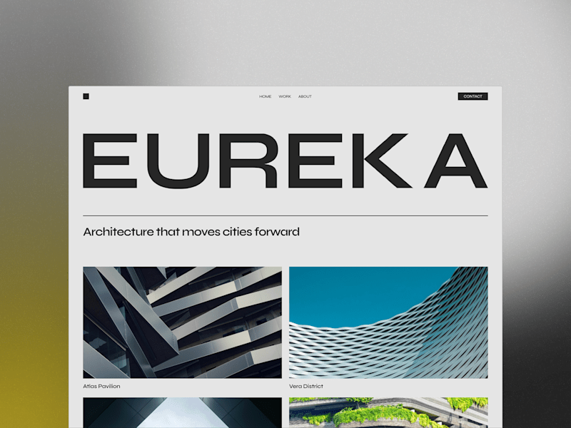 Cover image for Eureka Architecture Firm Framer Template