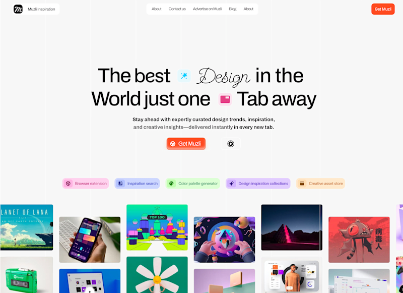 Cover image for Muzli website redesign