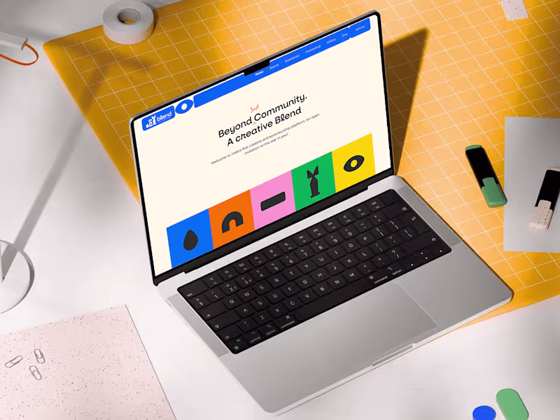Cover image for Blend Ui Design & webflow development