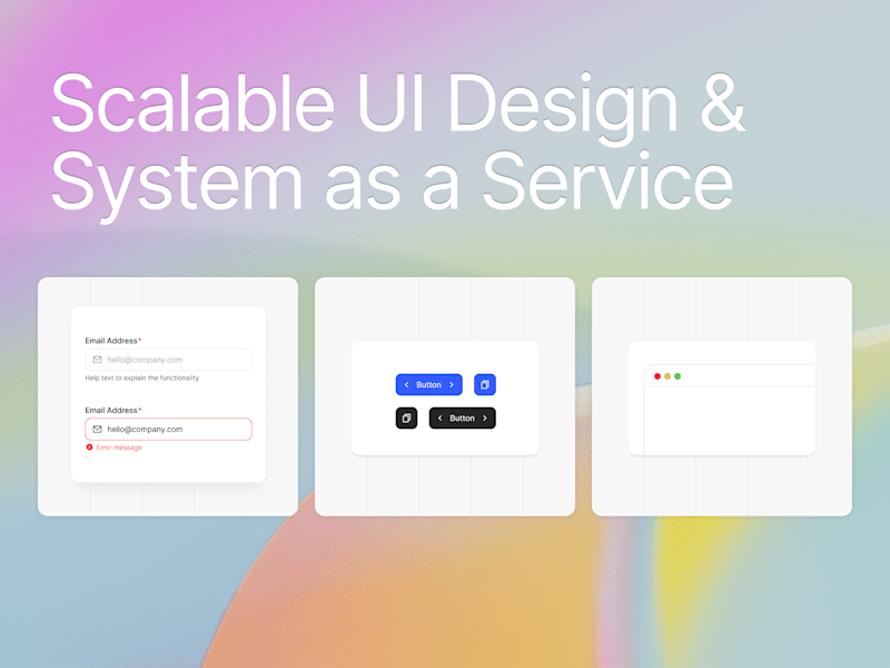 Cover image for Scalable & Systemized UI – Design Systems That Grow With You