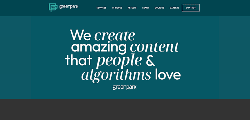 Cover image for Green Park Digital Website