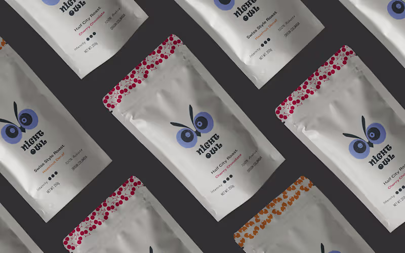 Cover image for Coffee Brand Identity & Packaging Design 