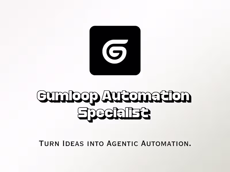 Cover image for Gumloop Specialist