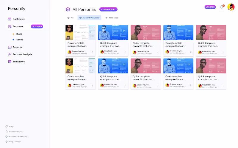 Cover image for Personify: AI-Driven Customer Persona Creation & Marketing SaaS