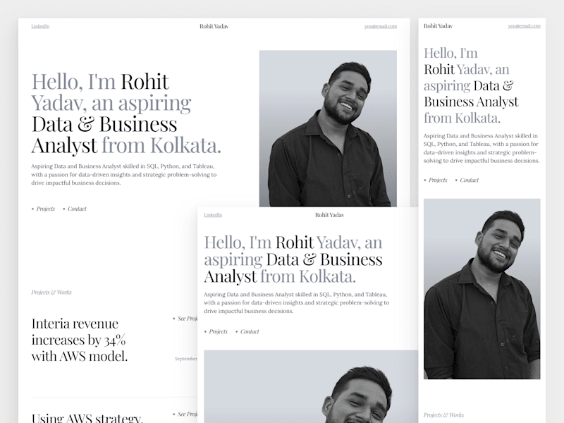 Cover image for Elegant & Minimal Portfolio on Framer