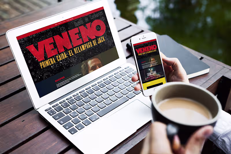Cover image for Jack Veneno Website on Behance