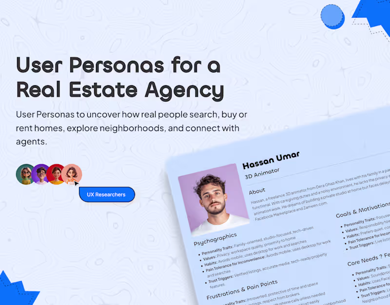 Cover image for User Personas for a Real Estate Agency