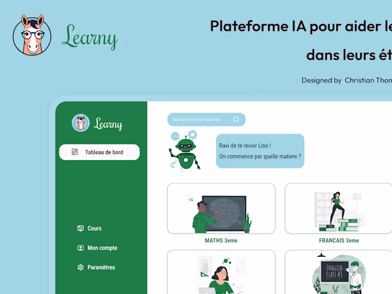 Cover image for Learny : Plateforme d'Assistance IA pour les Élèves du Burkina