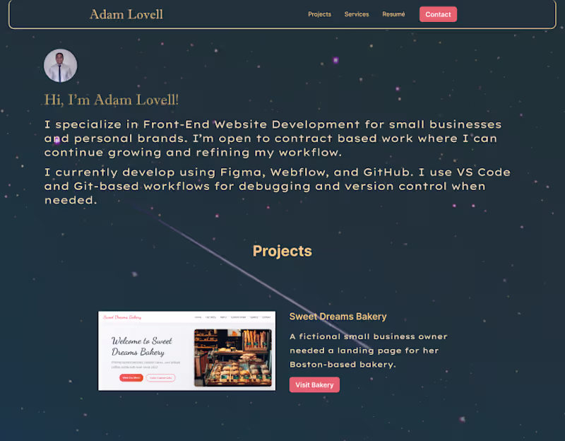 Cover image for I recently finished another iteration of my portfolio page i...