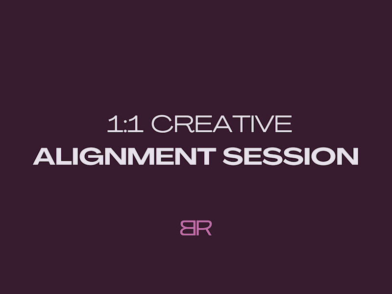 Cover image for 1:1 Creative Alignment Session