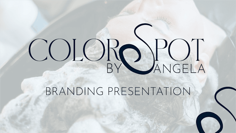 Cover image for Color Spot By Angela Hairstylist Logo & Branding