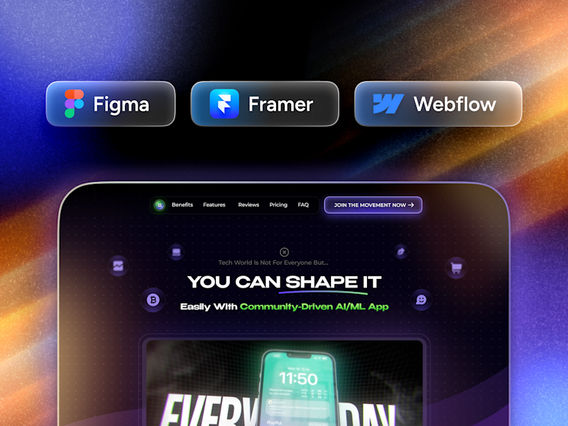 Cover image for High-impact landing page 💰 (Figma, Webflow, Framer)