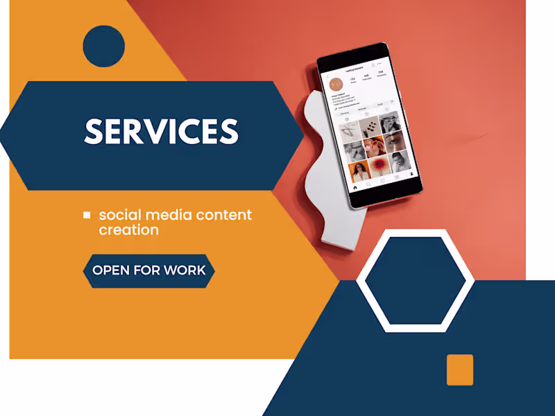 Cover image for Social media content creation services