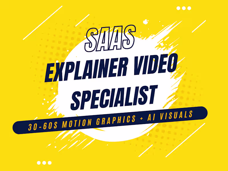 Cover image for SaaS / Tech Explainer Video Production