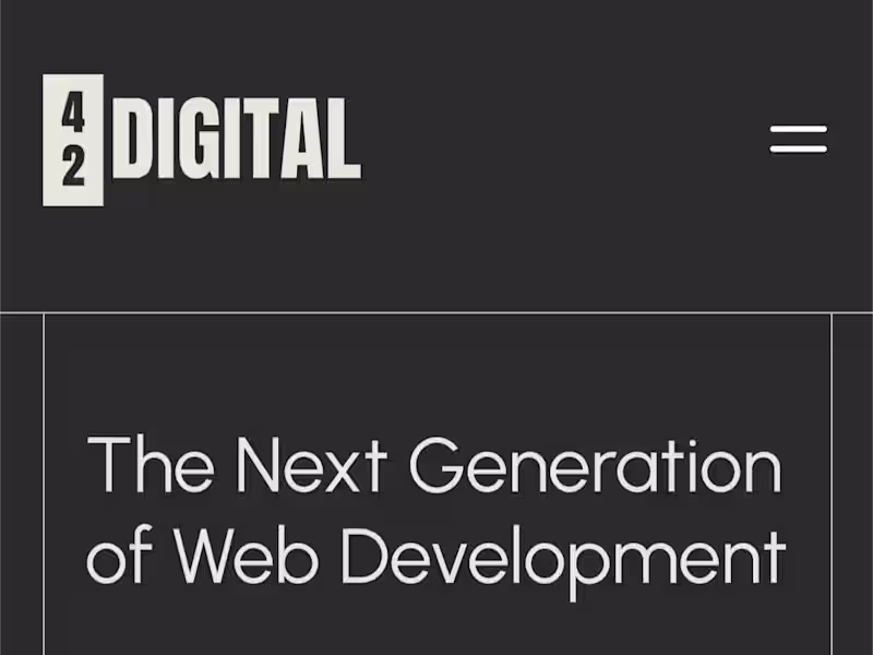 Cover image for 42 Digital Framer Site