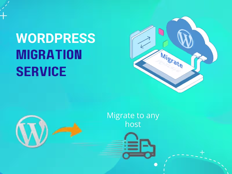 Cover image for  I will migrate, clone backup duplicate update WordPress website