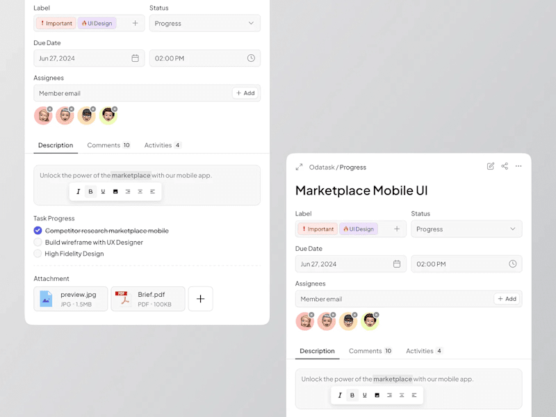 Cover image for Task Management | Design Components