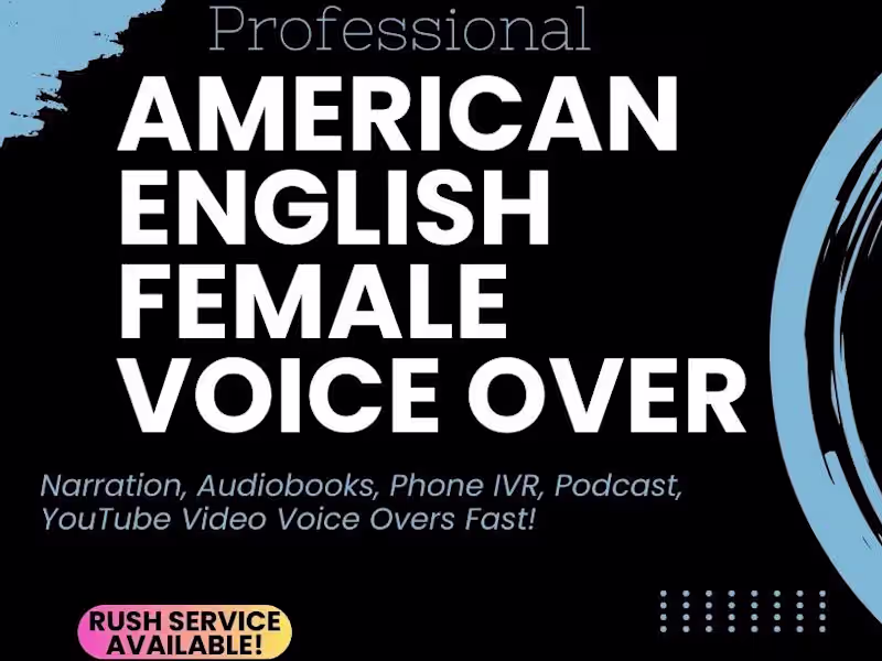 Cover image for Social media video narration, tv/radio & gaming voice overs