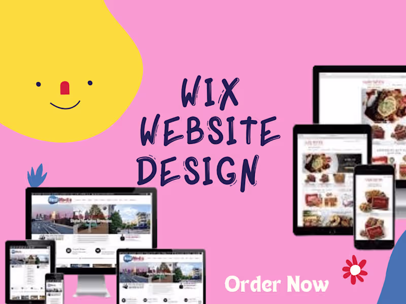 Cover image for Wix website design