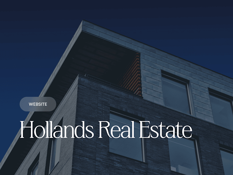 Cover image for Hollands Real Estate