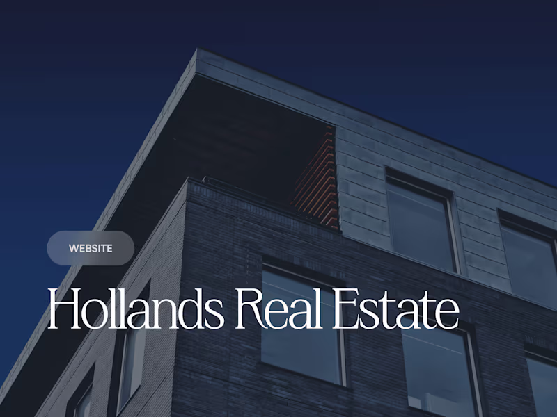 Cover image for Hollands Real Estate