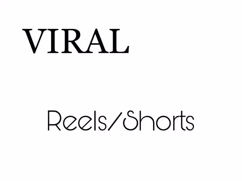 Cover image for Viral Short Form Content Editing & Creation