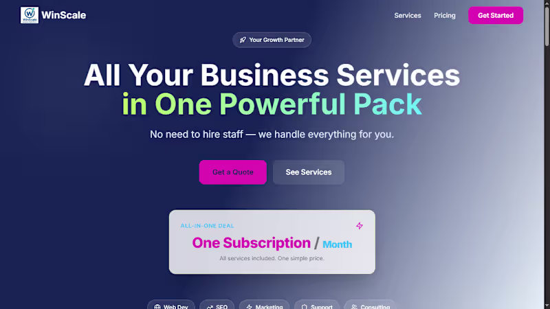 Cover image for Built a Modern Full-Stack Website for a Creative Agency