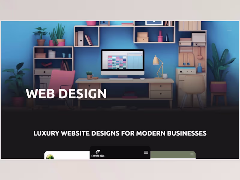 Cover image for Landing Page Web Design
