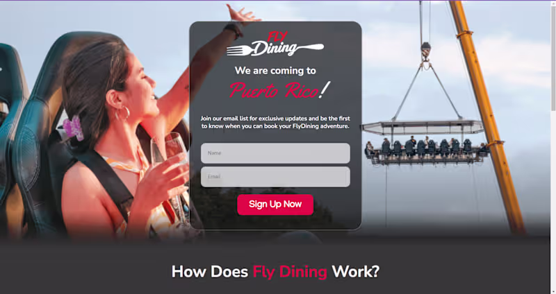 Cover image for Fly Dining