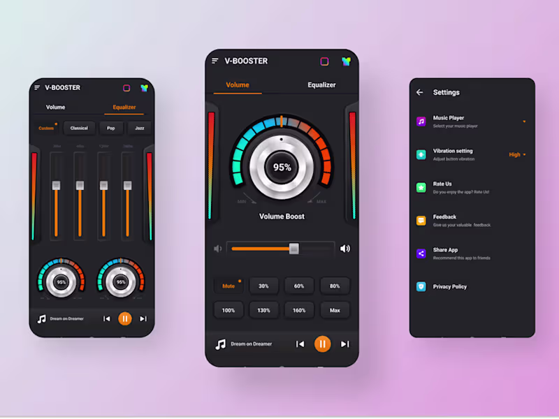 Cover image for Hire an Expert UI/UX Designer for V-Booster App Development