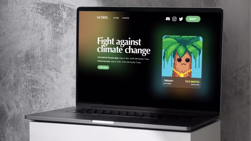 Cover image for NFTree Haus Website Design