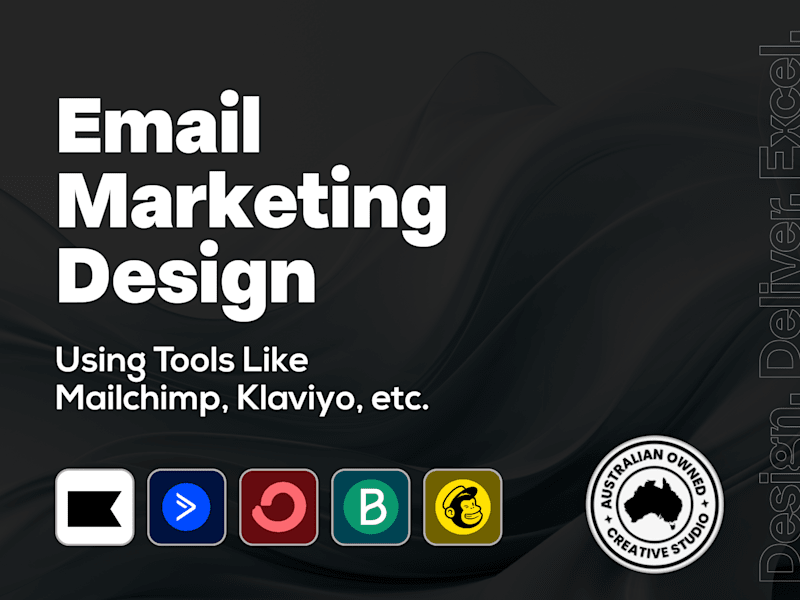 Cover image for Email Marketing Design Using Tools Like Mailchimp, Klaviyo, etc.