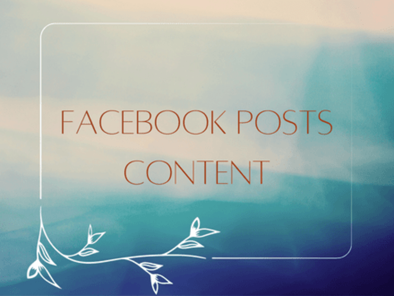 Cover image for Facebook Post Content