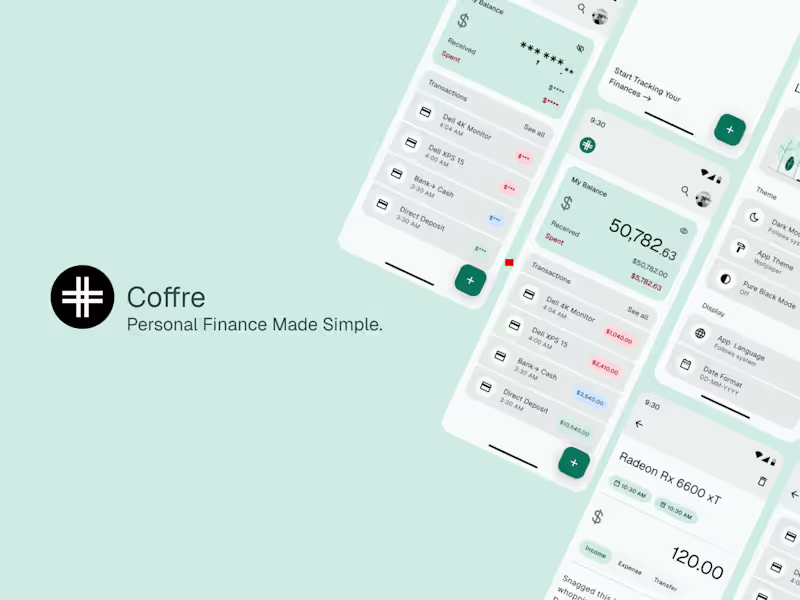 Cover image for Coffre: Personal Finance Android App Development