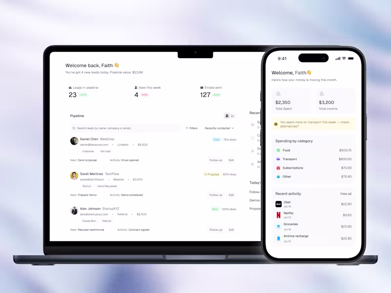 Cover image for Web/Mobile App Design