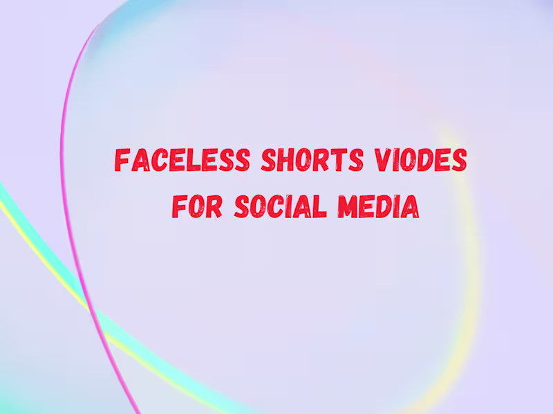 Cover image for Faceless Short Vidoes